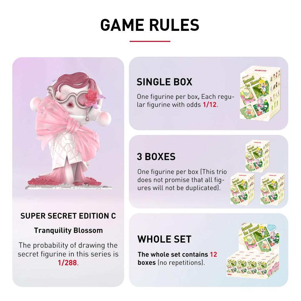 POP MART Hand In Hand Series Trading Figure [1piece] [12piece]