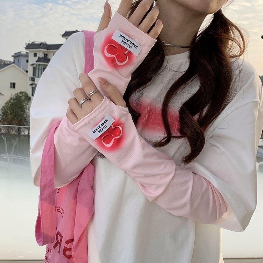 Breathable UV Protection Arm Sleeves Sun Protection Cooling Sleeves Ice Sleeve Armguards  Outdoor