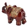 Elephant Statue Durable Resin Cute Elegant Attract Wealth Round Corner Elephant Decor for Home