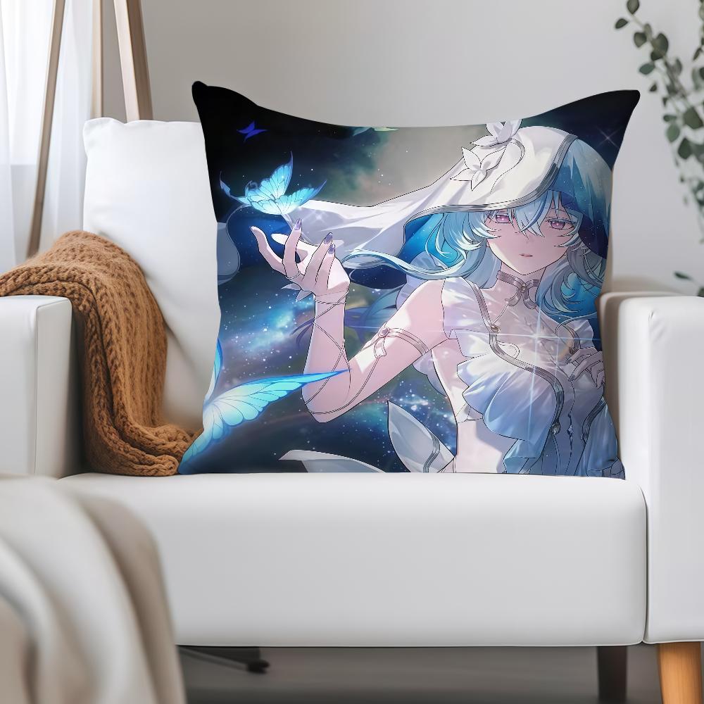 Game Wuthering Waves Shorekeeper Pillow Case Applicable Space For Guest Rooms Interiors Cars Office House Decoration
