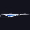 cyxmtz1 2PCS for Mitsubishi Lancer Outlander Pajero ASX Outlander Eclipse Cross Ralliart Alloy Car Side Badge Fender Sticker Decoration