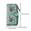 Gingerbread Man Skeleton Illustration Print Long Wallet Unisex Multifunctional Portable Snap Coin Purse Perfect Birthday Gift For Daily Use Travel