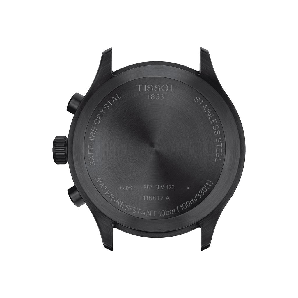 Tissot Leather Strap black Dial Men's Fashion Watch T116.617.36.052.03