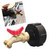 Quick Connectors Brass Hose Faucet Adapter Set For IBC Container Seamlessly Camlocks To Standard Hose Attachments