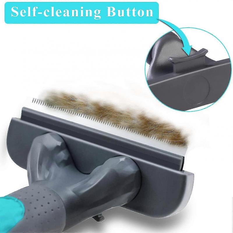 Dog Brush, Cat Brush, Short To Long Hair Suitablegentle Cat Brush Plucking (1 Piece, Lake Blue)