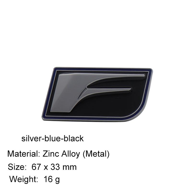 

3D F Sport S Sport для автомобиля Капот Крыло багажник Шильдик Наклейка Эмблема Значок Наклейка f-silver-blue-black