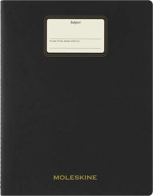 Moleskine Student Cahier Notebook XXL (8.5" X 11") Ruled Black CHSTU71BK