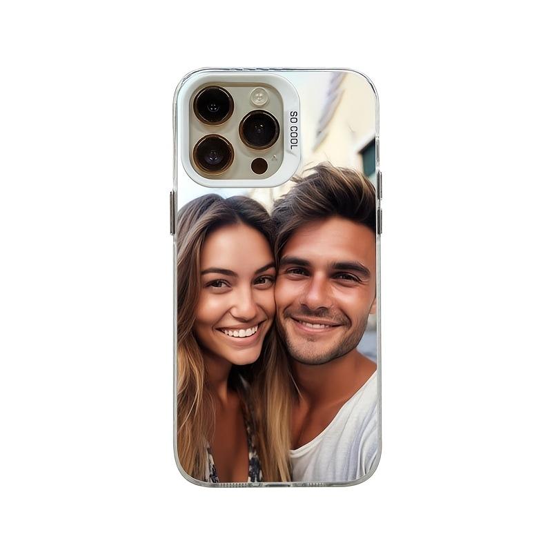 Para iPhone 17 16 15 14 13 12 11 Pro Max Mini SE Air XS XR 7 8 Plus 16e DIY Po Funda IMD Cubierta a Prueba de Golpes