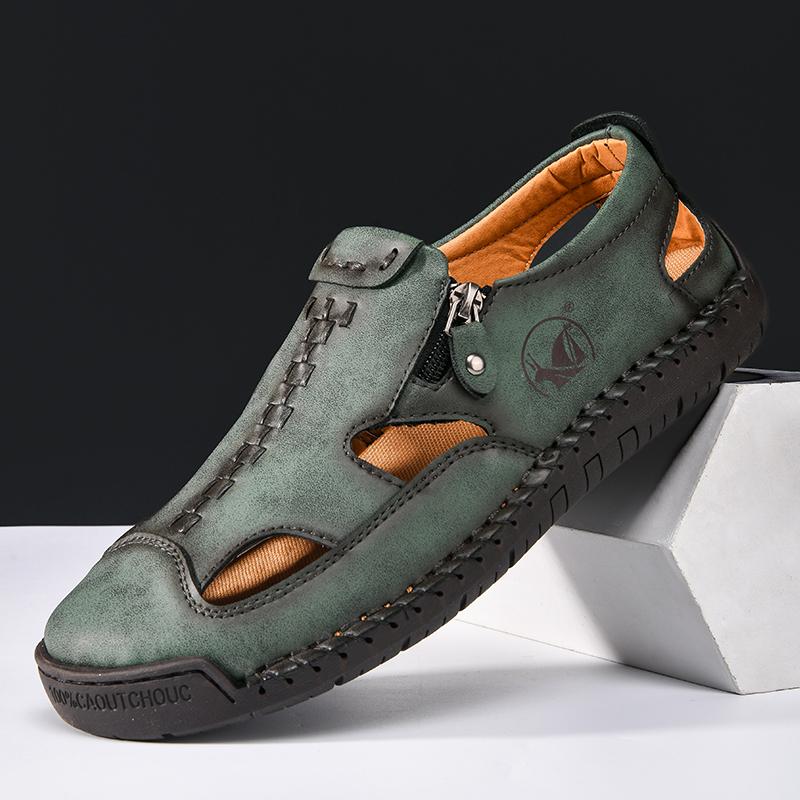 Fashion 2025 New Men's Beach Fashion Sandals Lightweight Male Mens Slip on Shoes Walking Travel Non-Slip Flats Outdoor Summer Footwear