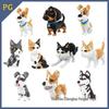 Lego-Compatible Micro Brick Pet Dog and Cat Model Figurines - Children's Educational Toys