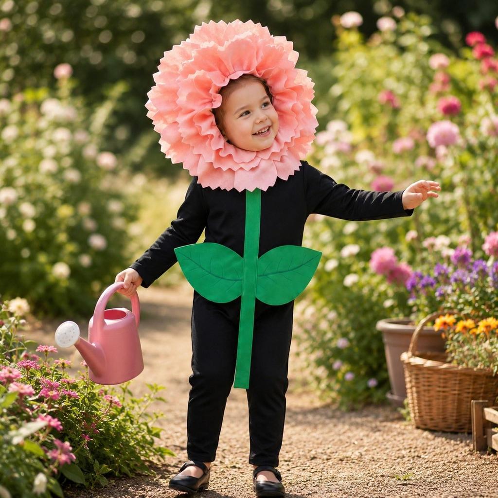 Adorable Flower Costume for Children, Halloween Theme Parties And .