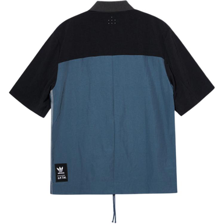 Adidas Originals Clover X Song For The Mute Colorblock Zip-Up Collared Short Sleeve Jacket Men Jacket Multicolor HS0980