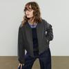 Damen Bomberjacke aus Wollmischung im Vintage-Stil