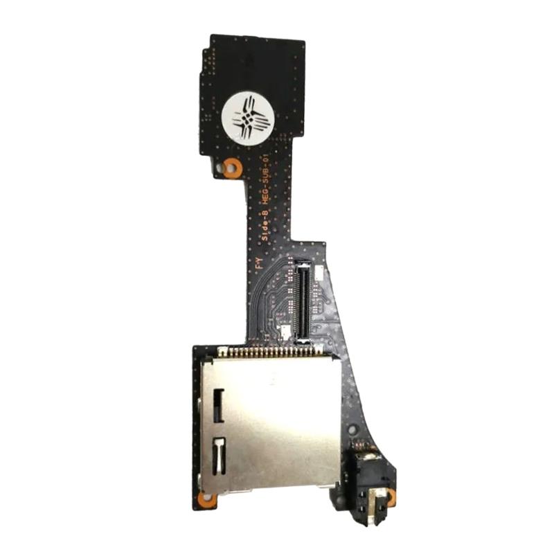 TfCard-Slot-Sockelplatine, Spielkarten-Slot-Leser mit Headset, AudioJack-Sockelplatine für NSOLED-Konsolen-Reparaturteile
