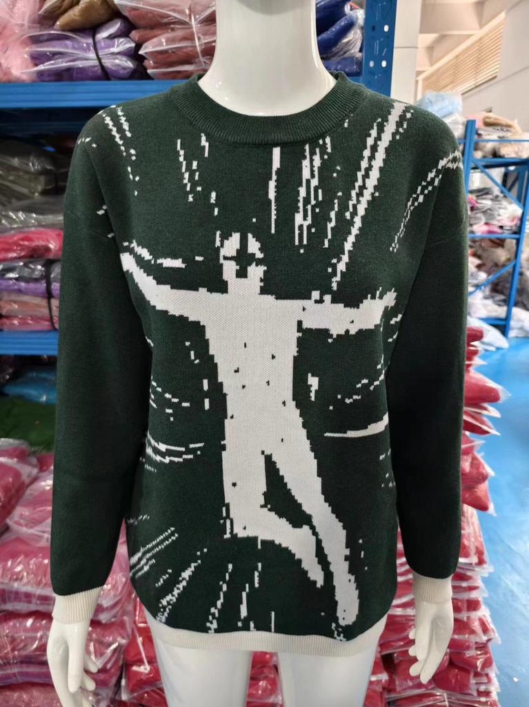 Women's Loose Knit Round Neck Pullover Sweater - Autumn/Winter 2026 Collection