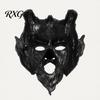 Creepy Spider Web Halloween Mask Mask, Horror Tree Demon Costume Prop, with Breathable Hollow Design, Lightweight Party Dark Style for Cosplay Fantasy