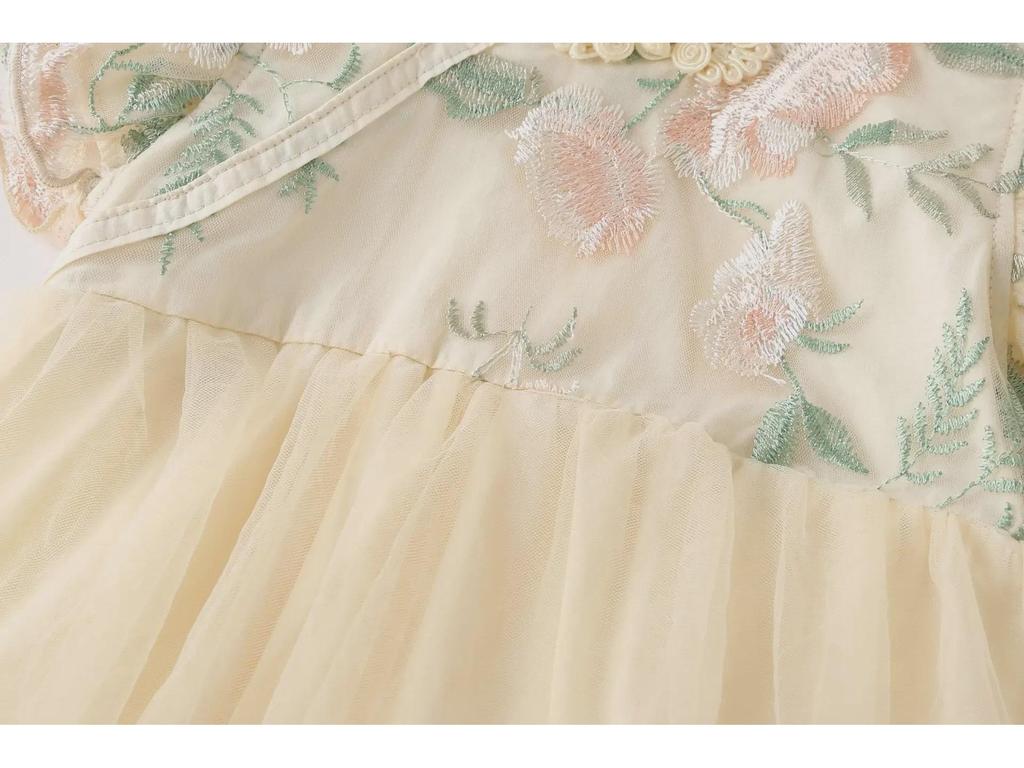 Autumn 2022 Girls' Chinese Style Hanfu Jumpsuit Skirt for Babies