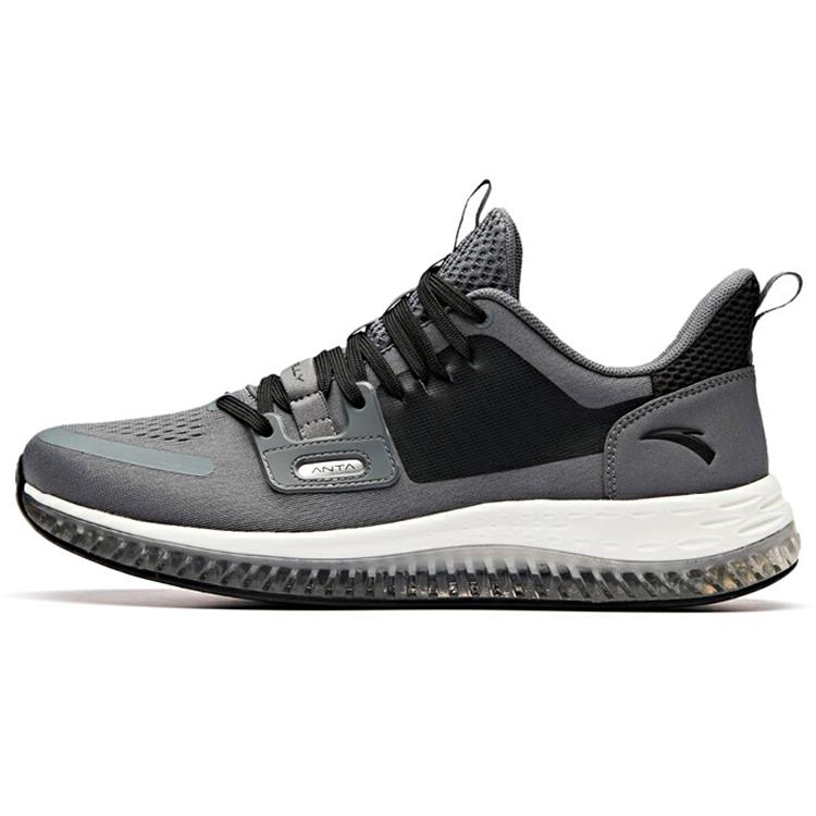 

New Anta Low-Top Running Shoes Men s Gray Black White 11935501-4 39