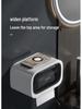 Luxury Wall-Mounted Tissue and Toilet Paper Box - No-Drill, Elegant Pull-Out Design
