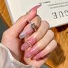 S925 Sterling Silver Ring Women's Natural Crystal Stone Jewelry Niche High-end Open Ring