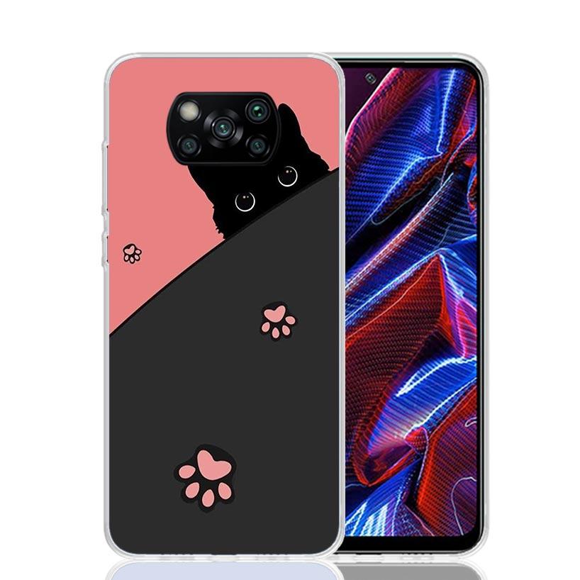 Cat Footprint Funny Paw Cute Phone Case For Xiaomi Poco F7 Ultra X7 X6 Pro X5 Redmi 15 15C 13 13C 12 12C 10 10A 10C 9 9A 9C 9T S
