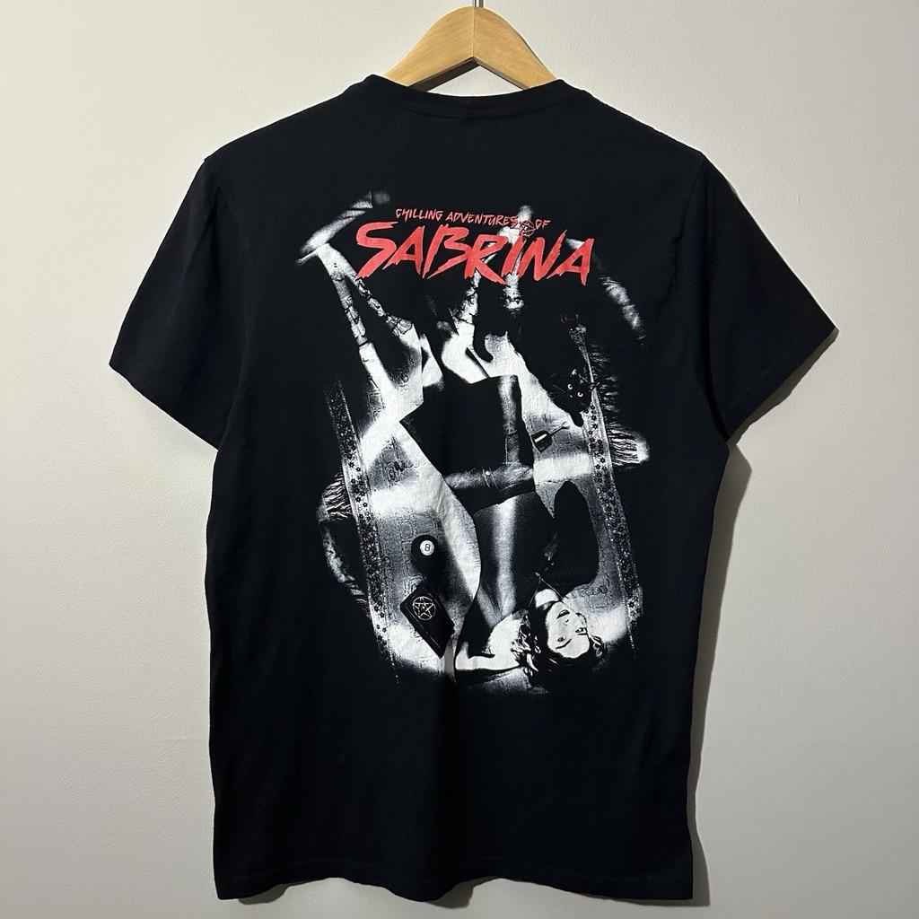 Chilling Adventures Of Sabrina T Shirt Adult Size Medium Black Graphic Tee