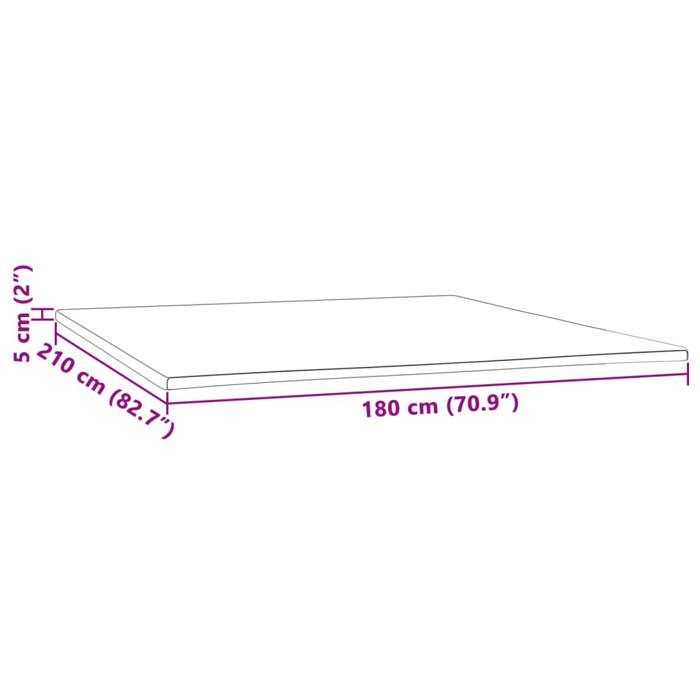 VidaXL Mattress Topper 180x210x5 Cm, Mattress Protector, Mattress Softener, Thick Mattress Topper, Top Layer of 4103495