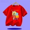New SpongeBob SquarePants Childrens TShirt Casual Daily Comfortable Breathable for Boys and Girls