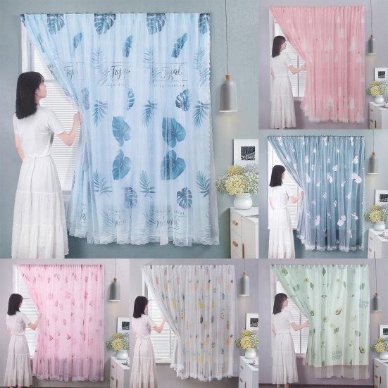 

Занавеска без дырокола с принтом, занавеска в скандинавском стиле, декор для окна, двери спальни