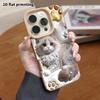 Phone Case: Lambskin 2D Flat Samsung Galaxy A34 A35 M05 M06 S20 S22 S21 FE Plus 5G Protective Case, Ragdoll Cat, Christmas and Halloween Gift