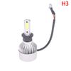 1Pc Car Bright H4 H7 H1 H3 Led Front Fogs Lights Lamps Beads 8000Lm Cob Chips With Cooling Fan Longer Lifespan