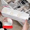 M-1Pc Home Pull-out Storage Box Drawer Telescopic Organizing Box Cosmetics Plastic Bedroom Study Partition Telescopic Box