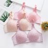 Women's Large Size Thin Underwear Anti-sagging Breast-receiving No Steel Ring Gathers Comfortable and Breathable Bra
