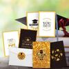 6pcs Graduation Card with Envelope and Stickers Greeting Card for Him Grad Supplies for Elementary Middle High School College