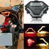 Brake Lamp Turn Signal Motorcycle LED Taillight Flowing Design Assembly For R3 R25 Y15ZR MT03/07 LC150 Red Light