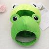 Hats Green Headgear Warmer Bonnet Female Beanie Caps Plush Hat Big Frog Eyes Hat Rabbit Bunny Ears