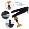 STOBOK 4-Piece Violin Tuner, String Adjuster, Metal Tuner with High-Precision Screws for Easy Adjustment, Anti-Slip Design