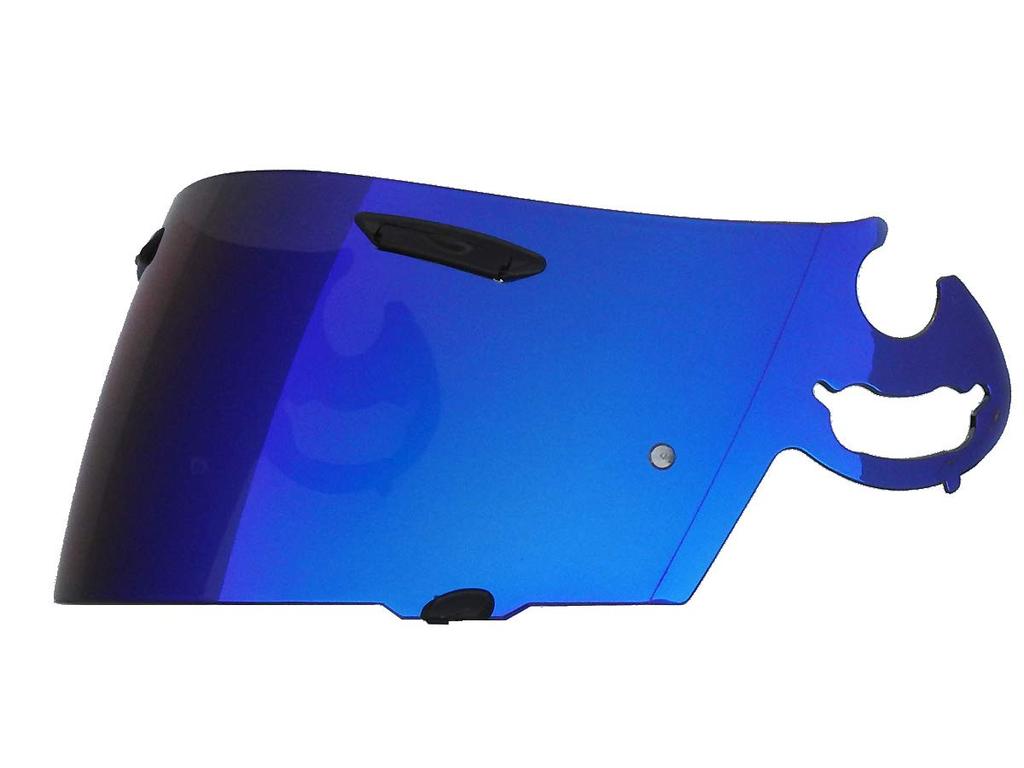 SAI-PB RXP Blue Mirror Shield, Arai Super Adsis I Compatible, Outside Product, Pure Hard