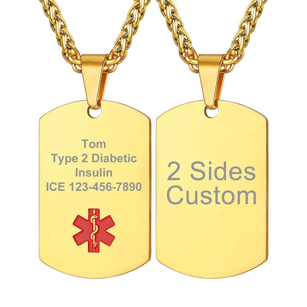 U7 Stainless Steel Custom Data Engrave