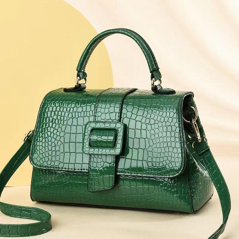 Versatile Stone Pattern Pu Women's Shoulder Bag With Soft Structure And Large Storage