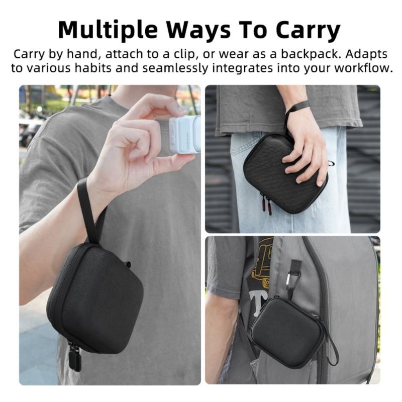 Durability Nylon Protective Case For Go Ultra Cameras Shockproof Lightweight Design With Organized Storage Compartments