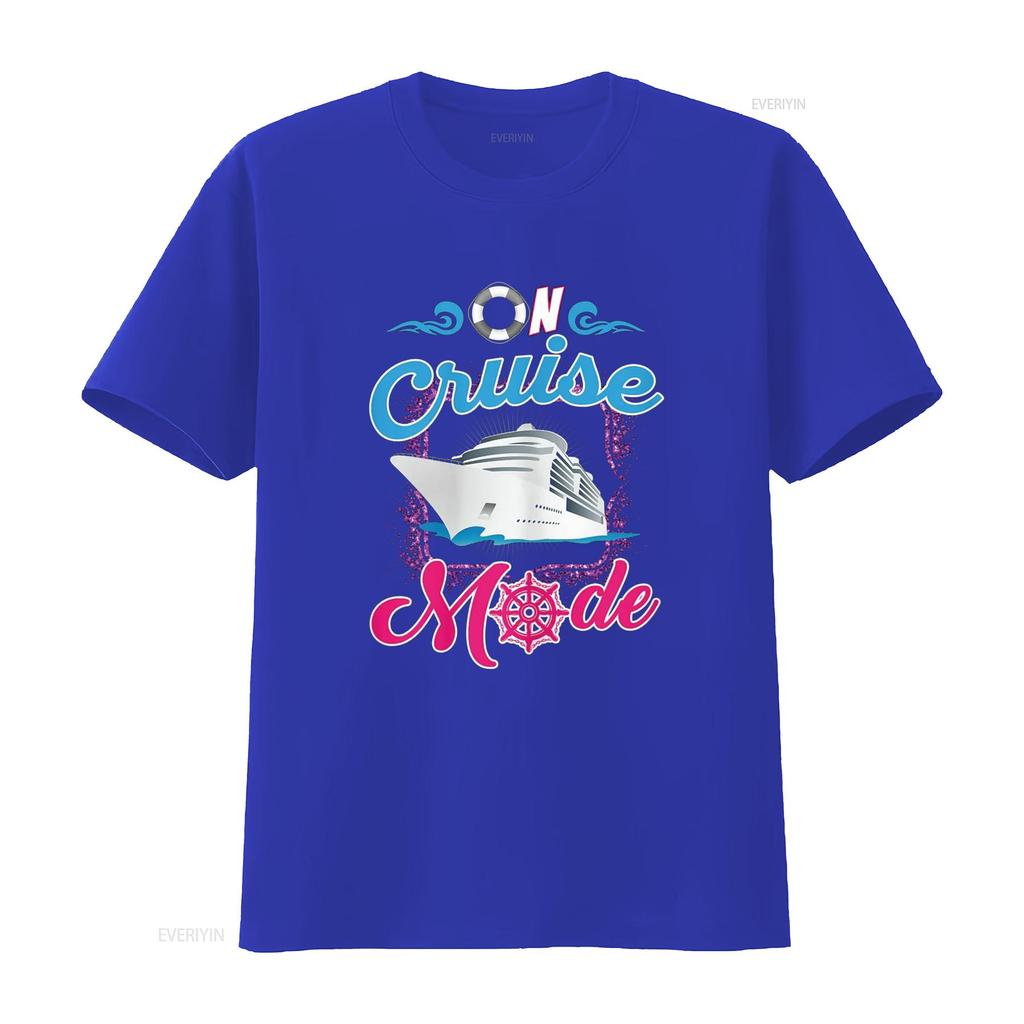 On Cruise Mode T Shirt Funny Cruising Lover s vintage Washed fashion Breathable homme Slightly graphic Casual designer clothes