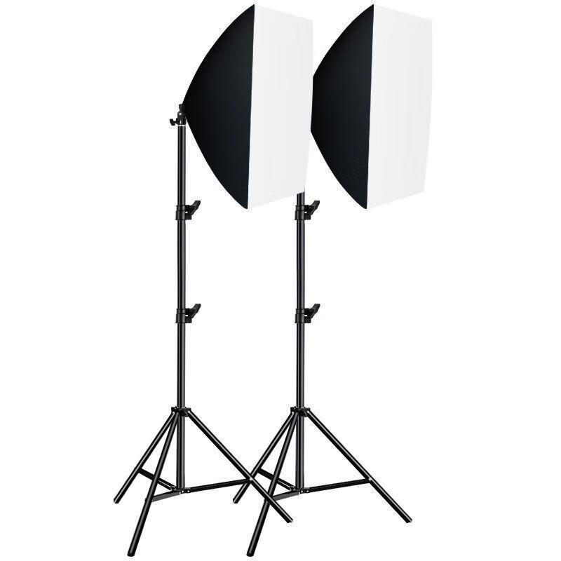 UOSU Dual 700W 3-Color Dimmable LED Photography Light Kit