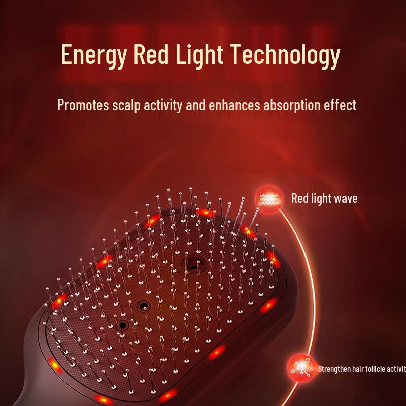 Electric Hair Growth Scalp Massager and Liquid Applicator Comb