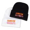 Письмо DUNKIN’ DEEZNUTS Вышитая Вязаная Шапка Мужская и Женская Уличная Ветрозащитная Шапка Хлопковые Хип-Хоп Шапки Осенние и Зимние Шапки