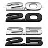 New Car Styling 3D 2.0 2.5 Skyactive Metal Chrome Zinc Alloy Emblem Car Body Badge Sticker for 3 CX-3 CX-5 RX-8 RX-5