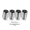 4pcs Car Wheel Tire Hub Valve Caps Decor Auto Universal Stickers For KIA Cerato Venga Spectra Sedona Niro Cadenza