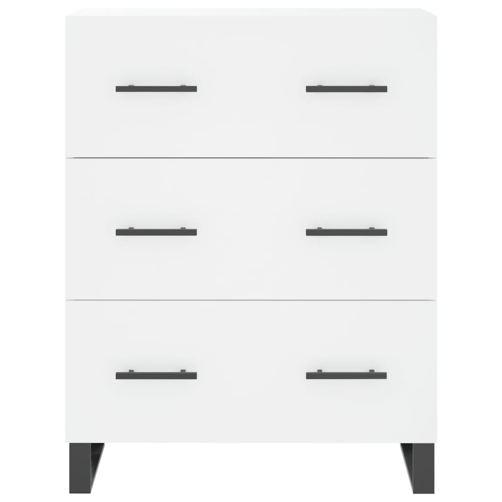 Vidaxl Szafka, Biała, 69,5X34X90 Cm, Materiał Drewnopochodny