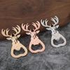 Hirschkopf Flaschenöffner, Kreativer Bieröffner mit Wortspiel "One Deer You" Bedeutung, Zinklegierung Hochzeitsmitgebsel Geschenk für Trauzeugen