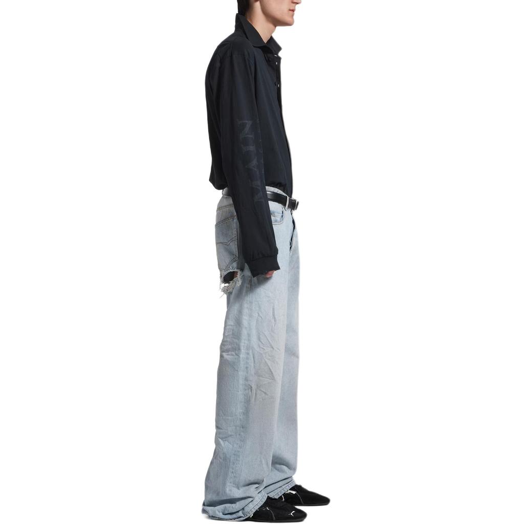Balenciaga Distressed Relaxed Fit Jeans 851352TTW744200